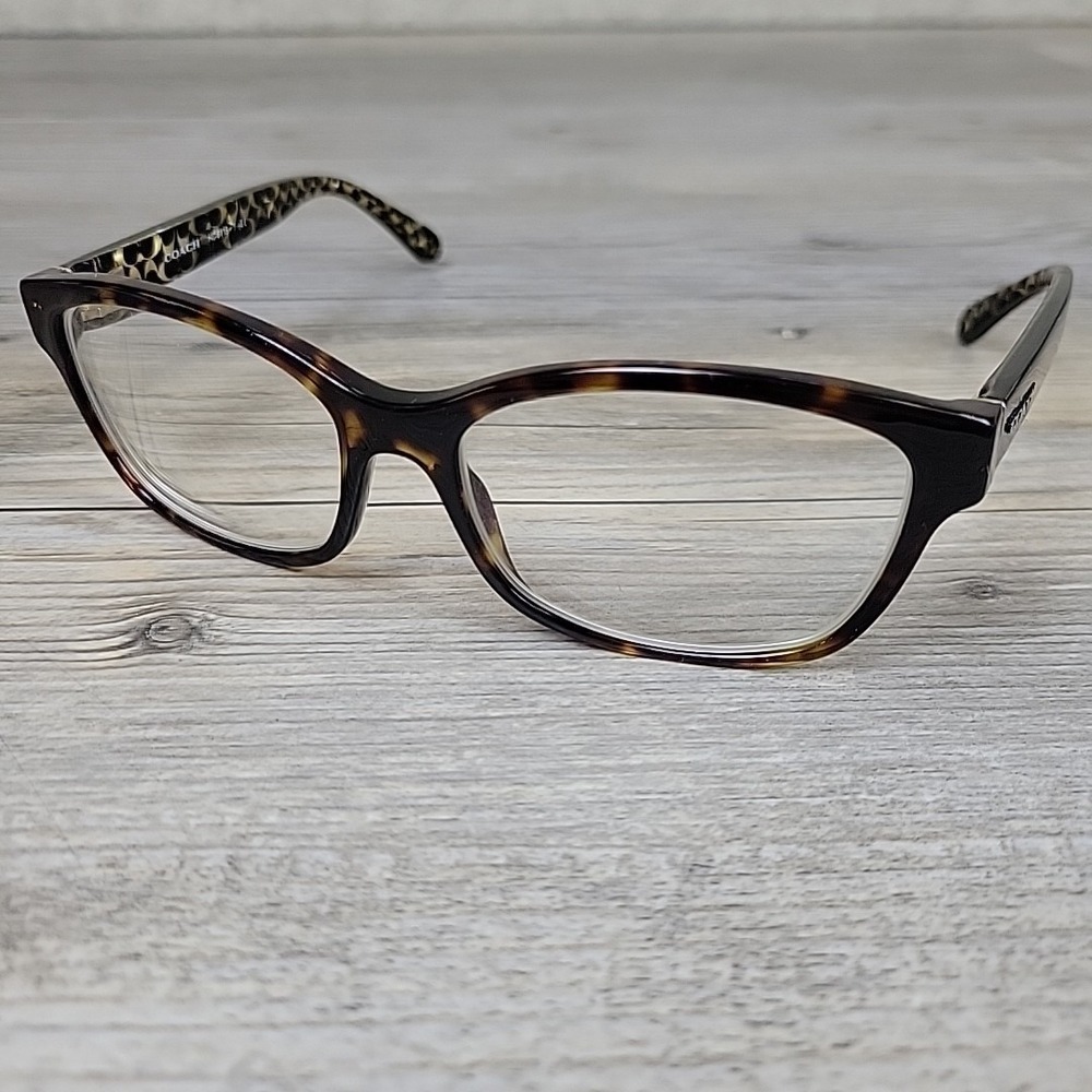 COACH HC 6116 5507 Dark Tortoise 54-16 135mm Womens Eyeglass Frames Only Brown
